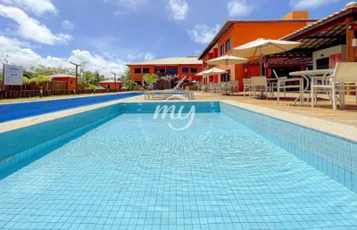 Itacimirim| village térreo 86 m²| garden| 2 dormitórios| 1 vaga| mobiliado| ilha do meio