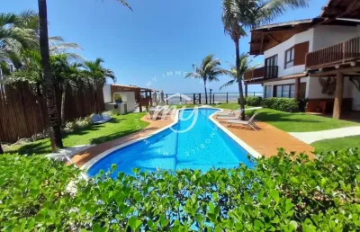 Itacimirim| village duplex 185m²| pé na areia e vista mar| 3 suítes| 4 vagas| praia do surf