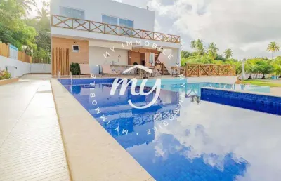 Imbassaí| village duplex mobiliado| 127m²| 3 dormitórios| 3