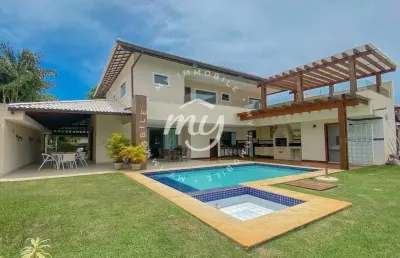Guarajuba| casa duplex| 5 suítes| 2 vagas| no paraíso| em guarajuba