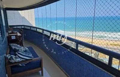 Jardim armação| apartamento com 71m²| mobiliado| vista mar| 2 dormitórios| 1 vaga