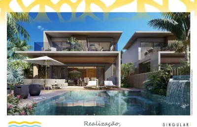 Guarajuba| casa duplex alto padrão com 183m²| 4 suites| piscina privativa| em condominio