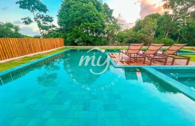 Praia do forte| casa duplex com 450m²| 7 suites| nascente| mobiliada| sala de cinema| piscina