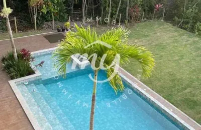 Praia do forte| casa duplex com 380m²| 5 suítes| 6 vagas| mobiliada| piscina