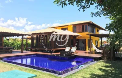 Costa do sauipe| casa duplex com 450m²| 4 suites| alto padrã