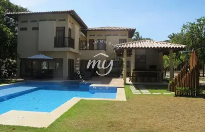 Costa do sauipe| casa duplex com 415m²| mobiliada| 4 suites| 5 vagas