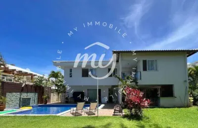 Buraquinho | casa duplex com 5 suítes | 4 vagas | lauro de freitas