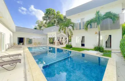 Itacimirim| casa deplex 467 m2| 8 suítes| piscina com hidro| no quinta das lagoas