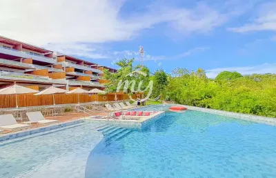 Imbassai| lanai imbassaí| apartamento com 86m²| 2 suítes| 2 vagas| vista mar