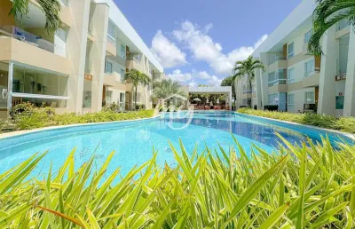 Guarajuba| porto smeralda| village térreo 73m²| 2 suítes| 1 vaga| mobiliado