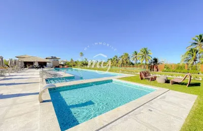 Imbassaí privillege i| village duplex com garden 159m²| 2 suítes| mobiliado| 2 vagas