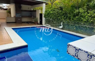 Guarajuba| casa duplex 300m²| 5 dorms sendo 3 suítes| com piscina| area gourmet