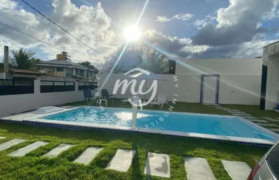 Barra do jacuipe| casa com 137m²| 4 dormitórios| 2 vagas| piscina privativa