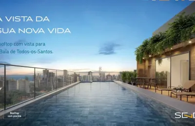 Seven graça| apartamentos com 38m²| vaga rotativa| empreendimento alto padrão