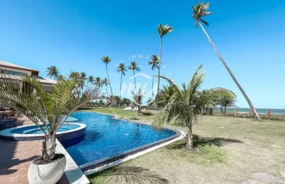 Itacimirim| village superior com 123m²| vista mar| 3 suites| 2 vagas| pé na areia