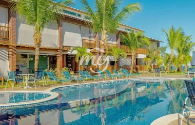 Itacimirim|village duplex 190 m²|4 suítes|2 vagas| mobiliado| vista mar| pé na areia