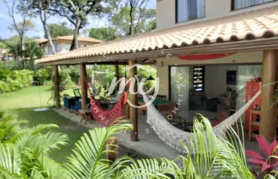 Praia do forte| açu da torre| casa duplex 200 m2| 4 suítes| 3 vagas| mobiliada| praia do forte