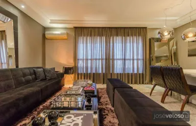 Apartamento com 3 dormitórios para alugar, 150 m² por r$ 12.000,00/mês - cristo rei - curitiba/pr