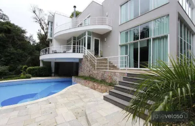Maravilhosa casa com 3 dormitórios à venda, 883 m² por r$ 5.800.000 - santa felicidade - curitiba/pr
