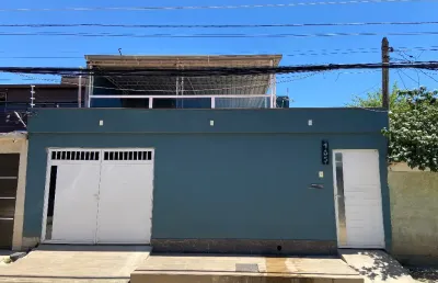 Casa para venda possui 65 m² com 3 quartos, 4 banheiros e terraço em caioaba - nova iguaçu - rj