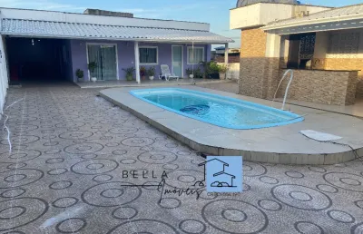 Casa com 3 quartos e piscina + kitnet em banco de areia - mesquita, rj