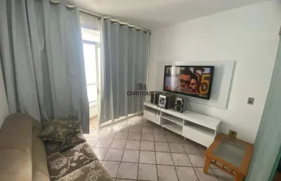 Apartamento com 02 quartos, varanda e 01 vaga de garagem a venda no centro, guarapari/es.