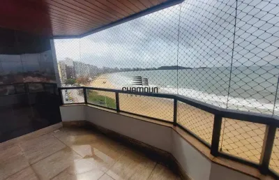 Apartamento a venda frente mar com 110 m², 3 suites, 2 vagas e lazer completo na praia do morro - guarapari es!