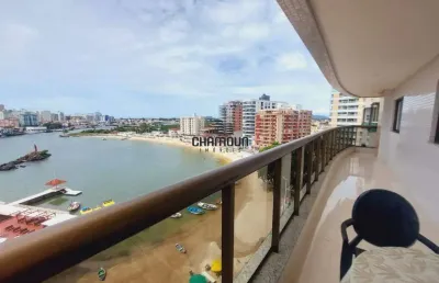 Apartamento a venda frente mar com 96 m² com 3 quartos, 2 vagas e lazer na prainha - guarapari es