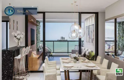 Apartamento à venda, 2 quartos, 1 suíte, 2 vagas, praia do morro - guarapari/es