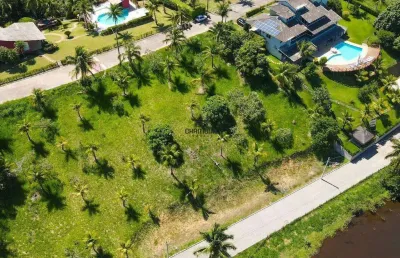 Lote com 2.378,34 m² em condomínio fechado para venda, lameirão - guarapari/es