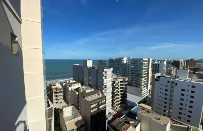 Apartamento de 2 quartos, varanda com vista para o mar e área de lazer a venda na praia do morro, guarapari/es.