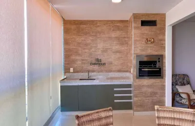 Apartamento mobiliado à venda 3 quartos com espaço gourmet com churrasqueira