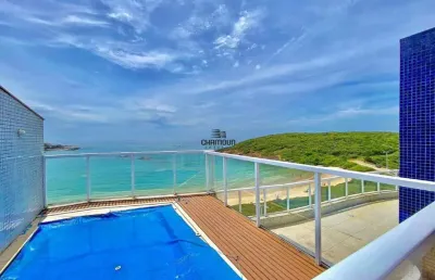 Cobertura alto padrão 4 quartos, à venda em guarapari na enseada azul.