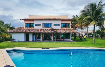 Casa em condomínio fechado com 5 quartos à venda na Rua Jatobá, Nova Guarapari, Guarapari