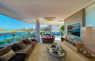 Apartamento à venda, 4 quartos, 4 suítes, 2 vagas, enseada azul - guarapari/es