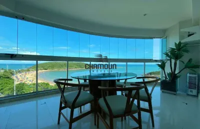 Apartamento à venda, 4 quartos, 4 suítes, 3 vagas, enseada azul - guarapari/es