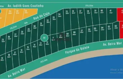 Terreno à venda na Avenida Do Caju / Av. Beira Mar, Ponta da Fruta, Vila Velha