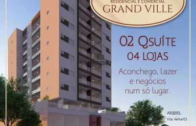 Apartamento à venda, 2 quartos, 1 suíte, 1 vaga, aribiri - vila velha/es