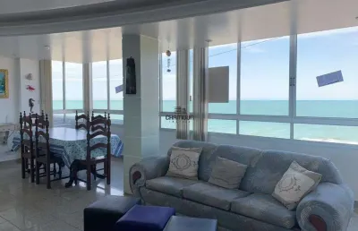 Apartamento à beira-mar com 3 quartos, sendo 1 suite, na praia das virtudes – guarapari