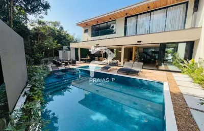 Casa em condomínio fechado com 6 quartos à venda na alameda curaçau, --, riviera, bertioga por r$ 14.500.000