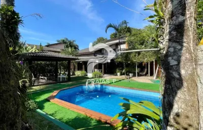 Casa em condomínio fechado com 4 quartos à venda na passeio sete quedas, --, riviera, bertioga por r$ 3.400.000