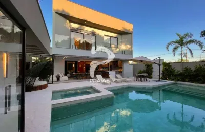 Casa em condomínio fechado com 6 quartos à venda na alameda tortuga, --, riviera, bertioga por r$ 14.800.000
