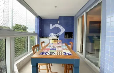 Apartamento com 3 quartos à venda na alameda do remo, --, riviera, bertioga por r$ 2.600.000