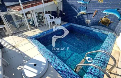 Cobertura com 3 quartos à venda na rua campos sales, --, enseada, guarujá por r$ 600.000