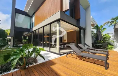 Casa em condomínio fechado com 5 quartos à venda na alameda mindoro, --, riviera, bertioga por r$ 10.950.000