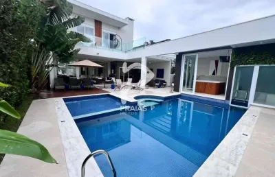 Casa em condomínio fechado com 5 quartos à venda na vanderlei machado afonso (rua 90), --, jardim acapulco, guarujá por r$ 4.900.000