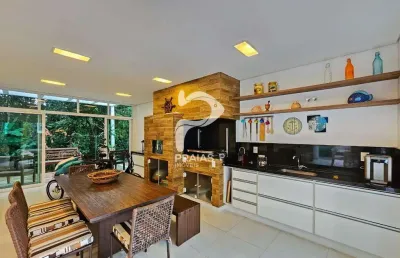 Casa em condomínio fechado com 5 quartos à venda na alameda mamoan, --, riviera, bertioga por r$ 7.000.000