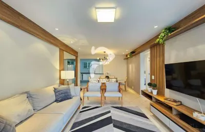 Apartamento com 3 quartos à venda na alameda do monjoleiro, --, riviera, bertioga por r$ 2.800.000