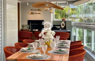 Apartamento com 3 quartos à venda na alameda do monjoleiro, --, riviera, bertioga por r$ 5.450.000