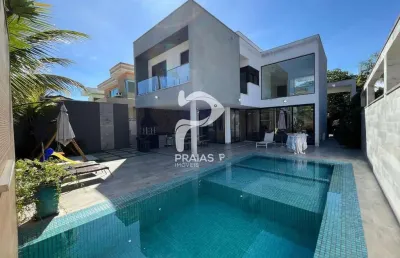 Casa em condomínio fechado com 4 quartos à venda na rua 3, --, balneário praia do pernambuco, guarujá por r$ 2.600.000